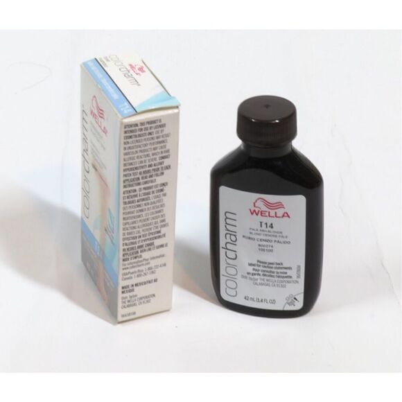 Wella Color Charm Toner T14 Pale Ash Blonde 1.4 Fl oz New in Box - Picture 1 of 3